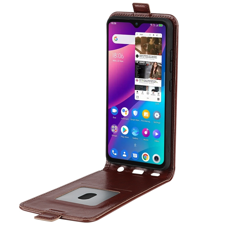 Levně Vyklápěcí pouzdro TCL 30 SE / TCL 306 hnědé