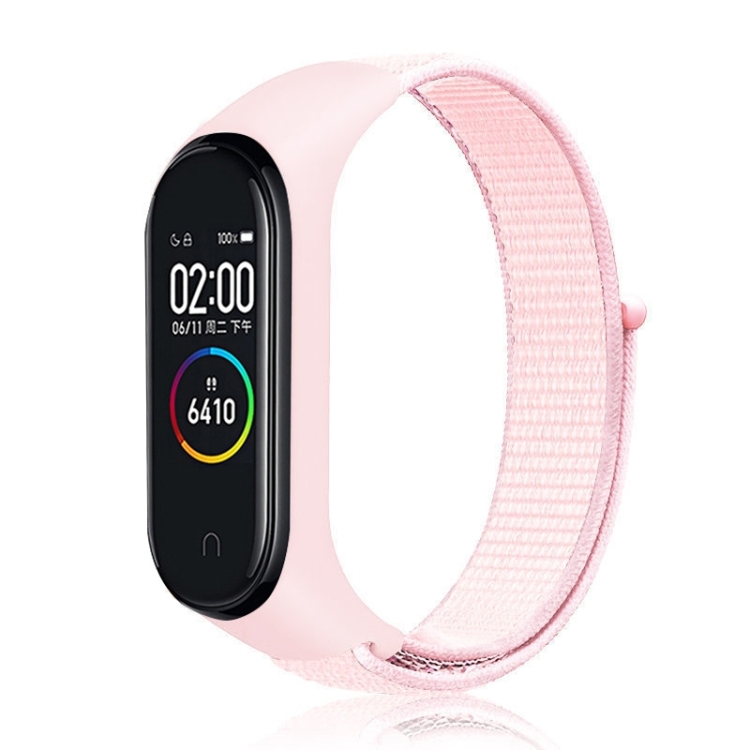 NYLON Vyměnitelný řemínek pro Xiaomi Smart Band 7 růžový
