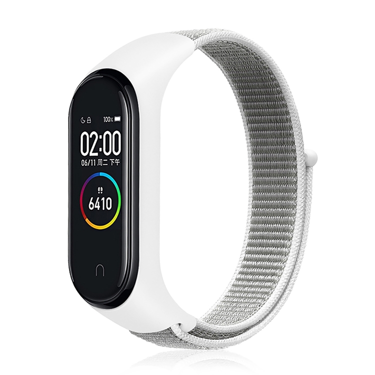NYLON Vyměnitelný řemínek pro Xiaomi Smart Band 7 šedý