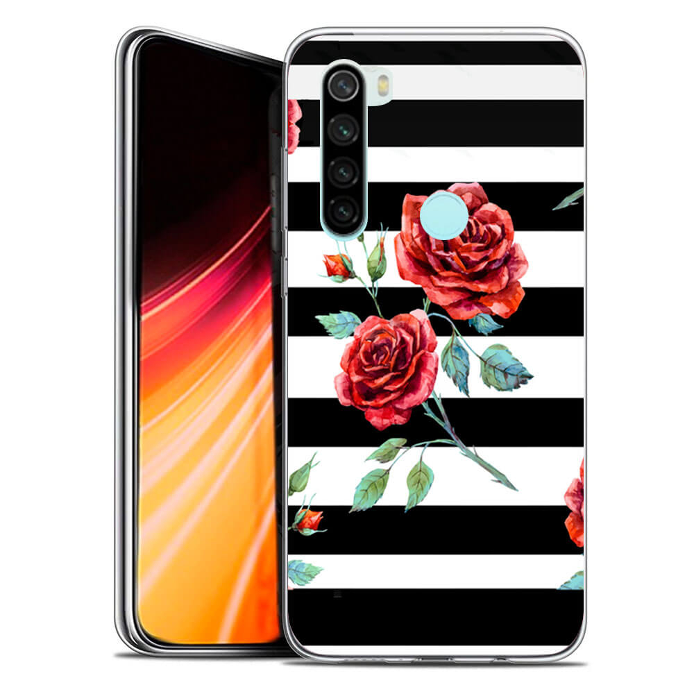 Levně MY ART Ochranný kryt Xiaomi Redmi Note 8 BLACK AND WHITE (034)