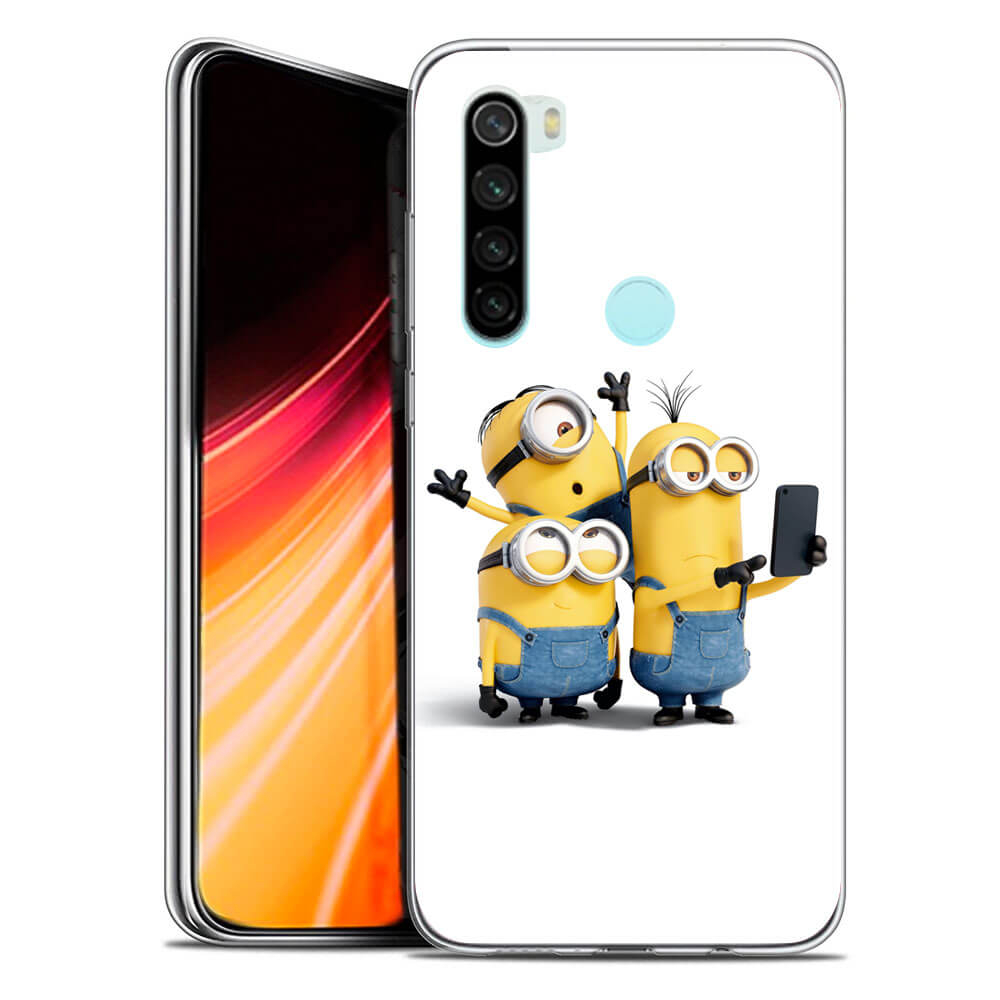 Levně MY ART Ochranný kryt Xiaomi Redmi Note 8 MINIONS SELFIE (022)