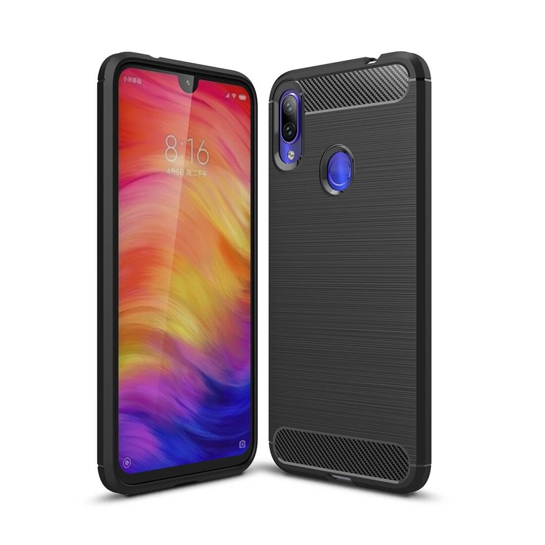 Levně FLEXI TPU obal Xiaomi Redmi Note 7 černý