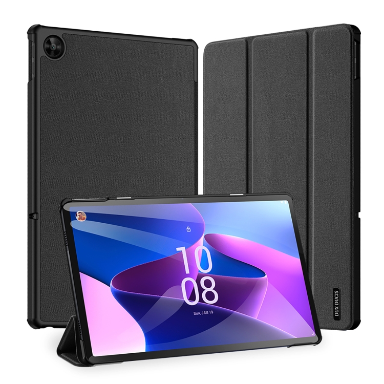 Levně DUX DOMO Zaklápěcí pouzdro Lenovo Tab M10 Plus 3. generace černé