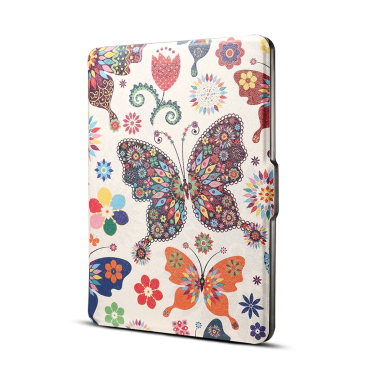Levně ART Zaklápací obal Amazon Kindle Paperwhite 3 / 2 / 1 BUTTERFLY