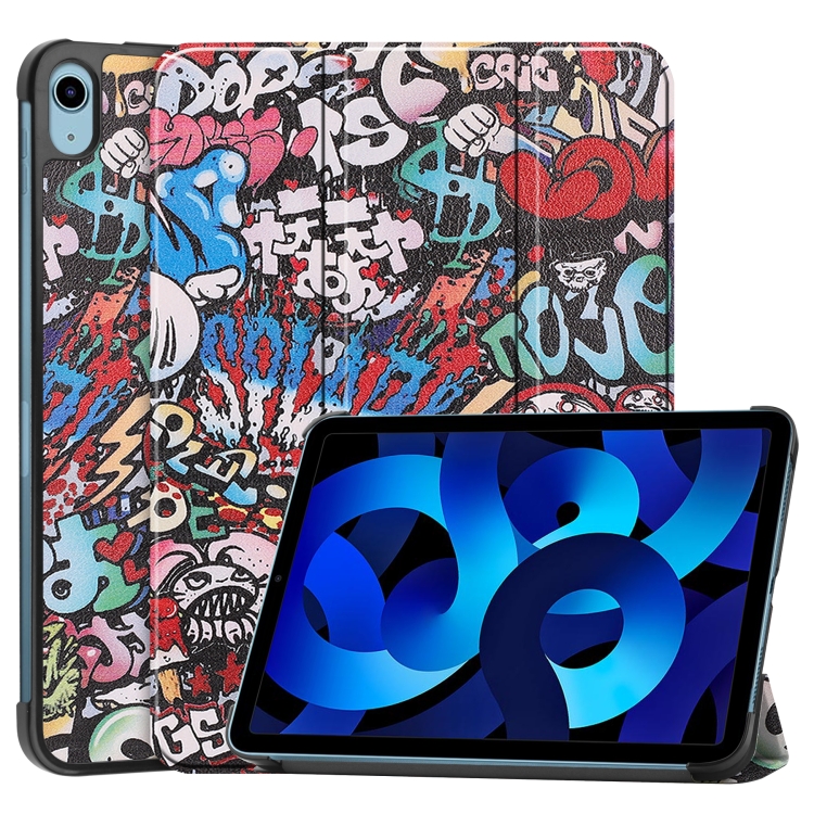 Levně ART Zaklápěcí obal pro Apple iPad (A16) 2025 / iPad 2022 GRAFFITI