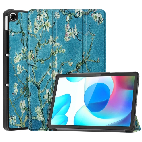 Levně ART Zaklápěcí obal Realme Pad APRICOT BLOSSOM