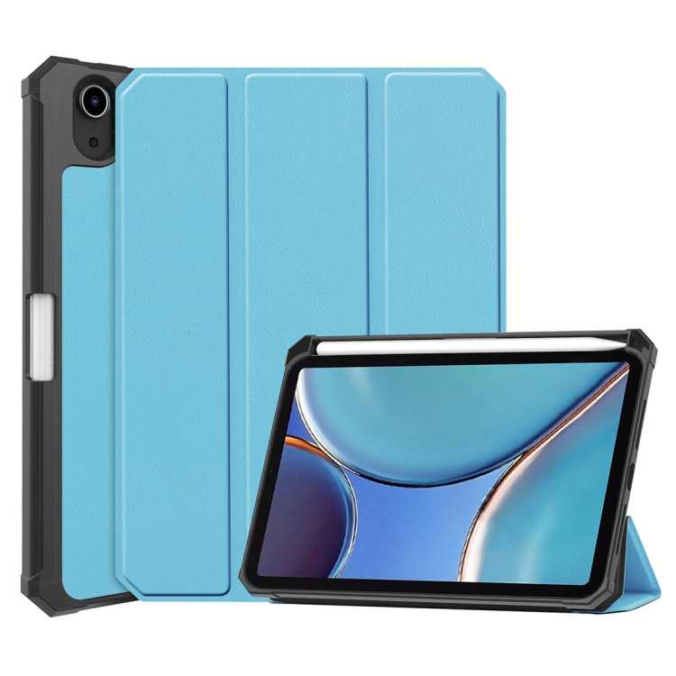 VSECHNONAMOBIL 34245
LEATHER zaklapovací obal Apple iPad mini 2021 světlemodrý